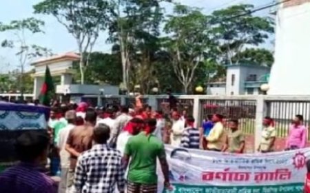 মির্জাগঞ্জে মহান মে দিবসে শ্রমিক দলের দুই পক্ষের সংঘর্ষ