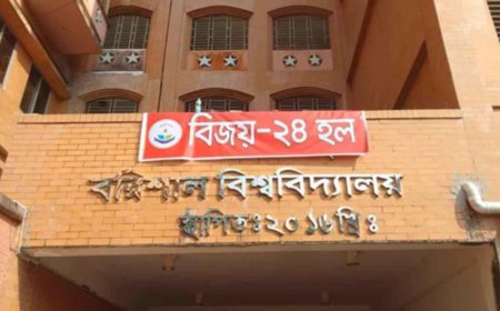 বরিশাল বিশ্ববিদ্যালয়ে স্বেচ্ছাচারিতার নতুন অধ্যায়: বিজয়-২৪ হলে ভিসির একচেটিয়া নিয়োগে তোলপাড়"