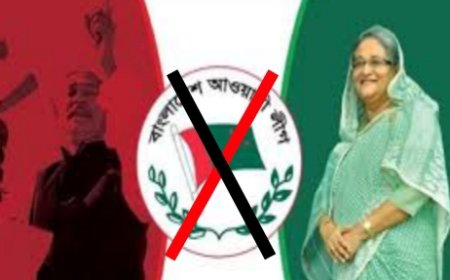 জুলাইন গণহত্যার বিচার চলাকালীন নিষিদ্ধ হলো আওয়ামী লীগের সকল কার্যক্রম