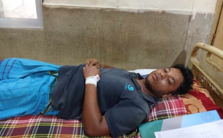 গঙ্গাচড়ায় জমি সংক্রান্ত বিরোধে বোন জামাই এর হামলায় আহত শ্যালোক মেডিকেলে ভর্তি। 