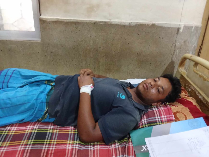 গঙ্গাচড়ায় জমি সংক্রান্ত বিরোধে বোন জামাই এর হামলায় আহত শ্যালোক মেডিকেলে ভর্তি। 