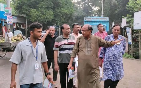 বিএনপির ৩১ দফা বাস্তবায়নের লক্ষ্যে চাঁপাইনবাবগঞ্জে লিফলেট বিতরণ