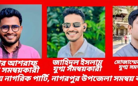 টাঙ্গাইলের নাগরপুরে জাতীয় নাগরিক পার্টির (এনসিপি) উপজেলা সমন্বয় কমিটি গঠন 