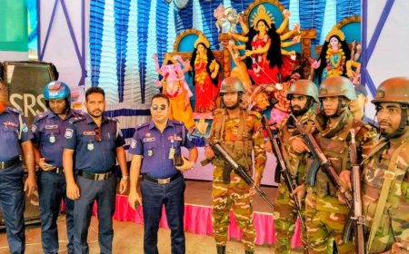 নাগরপুরে দুর্গাপূজা উপলক্ষে আইন-শৃঙ্খলা রক্ষাকারী বাহিনীর যৌথ টহল অনুষ্ঠিত 