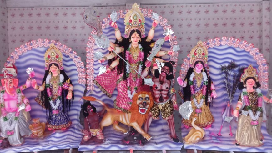 মহাষষ্ঠীর মধ্য দিয়ে নাগরপুরে আনুষ্ঠানিকভাবে শারদীয় দুর্গোৎসব শুরু