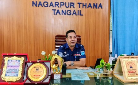 নাগরপুরে শারদীয় দুর্গোৎসব সর্বোচ্চ নিরাপত্তা ব্যবস্থায় শান্তিপূর্ণভাবে পালিত হয়েছে - নাগরপুর থানা অফিসার ইনচার্জ (ওসি) মোহাম্মদ রফিকুল ইসলাম 