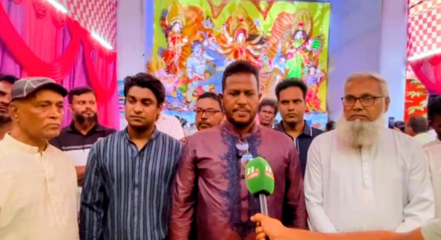 মহানবমীতে দেলদুয়ার ও নাগরপুর বিভিন্ন পূজামন্ডপ পরিদর্শনে জননেতা মোঃ আতিকুর রহমান আতিক 