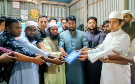 নাগরপুর উপজেলা ছাত্রদলের উদ্যোগে মাদ্রাসা শিক্ষার্থীদের মাঝে শিক্ষা উপকরণ বিতরণ 